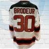 Fan Cave Sports Martin Brodeur New Jersey Devils Autographed Reebok Away Jersey With 1995 Stanley Cup Patch - JSA Autographed Memorabilia