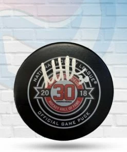 Fan Cave Sports Autographed Memorabilia Martin Brodeur New Jersey Devils Autographed Retirement Night Official Game Puck - JSÃ…