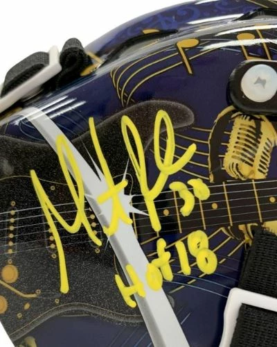 Fan Cave Sports Martin Brodeur St Louis Blues Autographed Mini Goalie Mask W/ "HOF 18" Inscription - JSA Autographed Memorabilia 2 Fan Cave Sports Martin Brodeur St Louis Blues Autographed Mini Goalie Mask W/ "HOF 18" Inscription - JSA Autographed Memorabilia