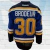 Fan Cave Sports Autographed Memorabilia Martin Brodeur St Louis Blues Autographed Reebok Home Jersey - JSA