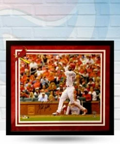 Fan Cave Sports Matt Carpenter St Louis Cardinals Autographed Framed 16x20 - MLB COA Autographed Memorabilia