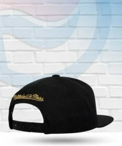 Mitchell & Ness Hats Memphis Grizzlies Mitchell And Ness BHM Logo Snapback Hat