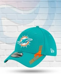 New Era Miami Dolphins 2021 Sideline Home 39THIRTY Flex Hat Hats