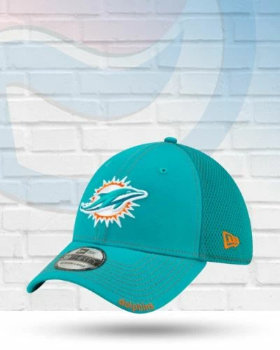 New Era Hats Miami Dolphins Neo 39THIRTY Flex Hat 1 New Era Hats Miami Dolphins Neo 39THIRTY Flex Hat