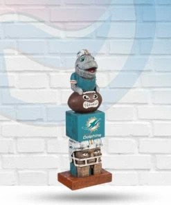 Evergreen Miami Dolphins Tiki Totem Accessories