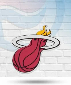 FanFave Miami Heat 3D Foam Wall Sign Wall Signs