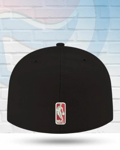 New Era Miami Heat Black 59FIFTY Fitted Hat 2 New Era Miami Heat Black 59FIFTY Fitted Hat
