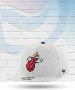 '47 Brand Miami Heat Boreland Captain Snapback Hat