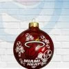 Michigan Holiday Miami Heat Sports Collectors Series Glass Christmas Tree Ornament