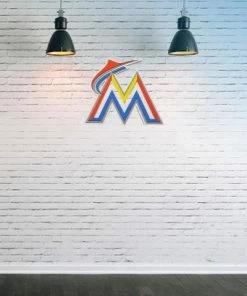 FanFave Miami Marlins 3D Foam Wall Sign