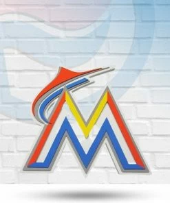 FanFave Miami Marlins 3D Foam Wall Sign