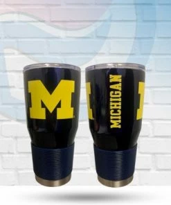 Logo Brands Michigan Wolverines 30oz Game Day Tumbler Drinkware
