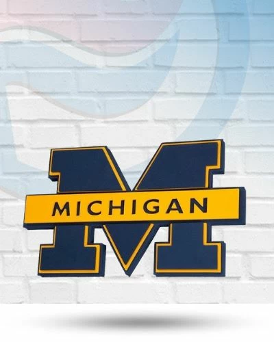 FanFave Michigan Wolverines 3D Foam Wall Sign 1 FanFave Michigan Wolverines 3D Foam Wall Sign