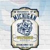 WinCraft Wall Signs Michigan Wolverines College Vault 11" X 17" Wooden Sign