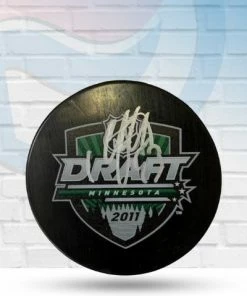 Fan Cave Sports Mika Zibanejad New York Rangers Autographed 2011 Draft Puck - JSA