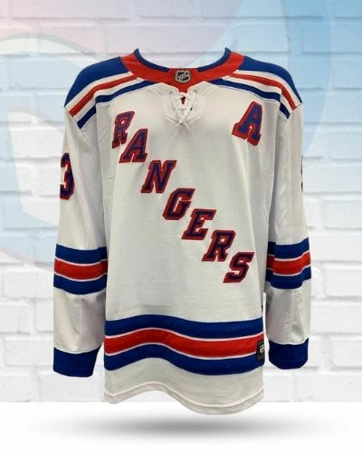 Fan Cave Sports Autographed Memorabilia Mika Zibanejad New York Rangers Autographed Fanatics Away Jersey - JSA 3 Fan Cave Sports Autographed Memorabilia Mika Zibanejad New York Rangers Autographed Fanatics Away Jersey - JSA