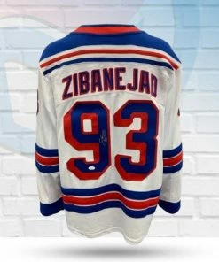 Fan Cave Sports Autographed Memorabilia Mika Zibanejad New York Rangers Autographed Fanatics Away Jersey - JSA