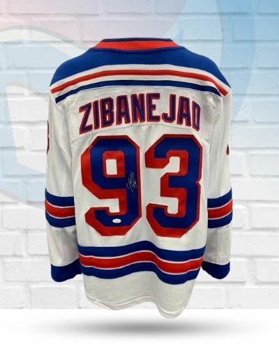 Fan Cave Sports Autographed Memorabilia Mika Zibanejad New York Rangers Autographed Fanatics Away Jersey - JSA 1 Fan Cave Sports Autographed Memorabilia Mika Zibanejad New York Rangers Autographed Fanatics Away Jersey - JSA