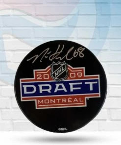 Fan Cave Sports Mike Hoffman St Louis Blues Autographed 2009 Draft Puck - JSA Autographed Memorabilia