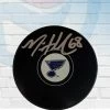 Fan Cave Sports Mike Hoffman St Louis Blues Autographed Logo Puck - JSA Autographed Memorabilia