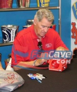 Fan Cave Sports Autographed Memorabilia Mike Shannon St Louis Cardinals Autographed Black And White 11x14 - COA