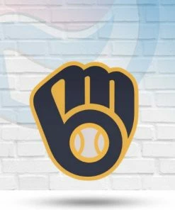FanFave Milwaukee Brewers 3D Foam Wall Sign Wall Signs