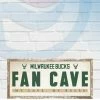Wincraft Milwaukee Bucks 8" X 17" Fan Cave Wooden Sign Wall Signs