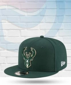 New Era Milwaukee Bucks 9FIFTY Snapback Hat Hats