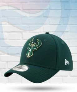 New Era Hats Milwaukee Bucks Team Classic 39THIRTY Flex Hat