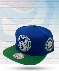 Mitchell & Ness Hats Minnesota Timberwolves Mitchell And Ness 1994 All Star Weekend Side Patch Snapback Hat