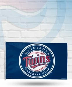 Fan Cave Sports Minnesota Twins Deluxe 3' X 5' Flag Flags