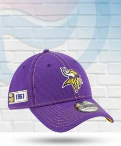 New Era Hats Minnesota Vikings 2019 Sideline Road 39THIRTY Flex Hat