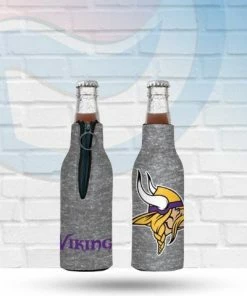 WinCraft Minnesota Vikings Heather Bottle Hugger Koozie