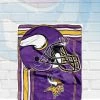 Northwest Blankets Minnesota Vikings Jersey Raschel Throw Blanket