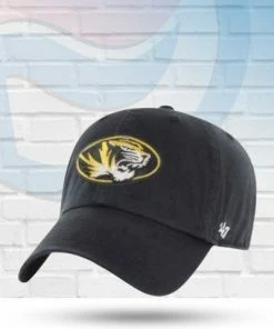 '47 Brand Missouri Tigers Clean Up Adjustable Hat Hats