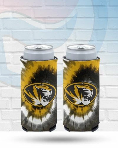 WinCraft Drinkware Missouri Tigers Tie Dye Slim Can Koozie 1 WinCraft Drinkware Missouri Tigers Tie Dye Slim Can Koozie