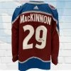 Fan Cave Sports Nathan MacKinnon Colorado Avalanche Autographed Burgundy Adidas Authentic Jersey - JSA