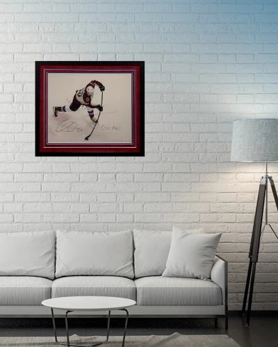 Fan Cave Sports Nathan MacKinnon Colorado Avalanche Autographed Framed 16x20 With Inscription - JSA 2 Fan Cave Sports Nathan MacKinnon Colorado Avalanche Autographed Framed 16x20 With Inscription - JSA