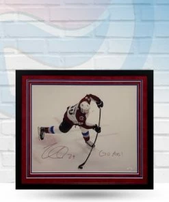 Fan Cave Sports Nathan MacKinnon Colorado Avalanche Autographed Framed 16x20 With Inscription - JSA