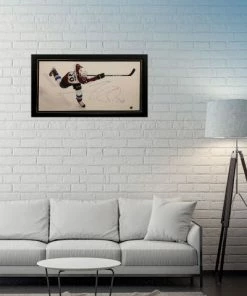 Fan Cave Sports Nathan MacKinnon Colorado Avalanche Autographed Framed 34x21 - JSA