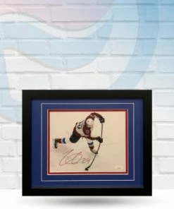 Fan Cave Sports Nathan MacKinnon Colorado Avalanche Autographed Framed 8x10 - JSA Autographed Memorabilia