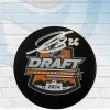 Fan Cave Sports Nathan Walker St Louis Blues Autographed 2014 NHL Draft Puck- COA