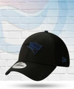 New Era New England Patriots 2T Sided Black 39THIRTY Flex Hat
