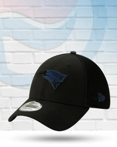 New Era New England Patriots 2T Sided Black 39THIRTY Flex Hat 1 New Era New England Patriots 2T Sided Black 39THIRTY Flex Hat