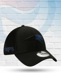 New Era New England Patriots 2T Sided Black 39THIRTY Flex Hat