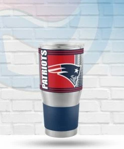 Logo Brands New England Patriots 30oz Hero Stainless Tumbler Drinkware