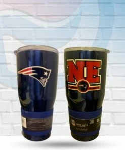 Logo Brands New England Patriots 30oz Letterman Stainless Tumbler