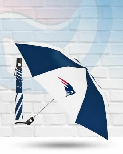 WinCraft Golf New England Patriots 42" Auto Folding Umbrella 1 WinCraft Golf New England Patriots 42" Auto Folding Umbrella