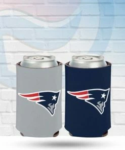 WinCraft New England Patriots Team Logo Can Koozie Drinkware