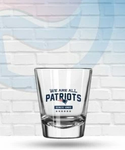 Logo Brands New England Patriots We Are All Pats Shot Glass